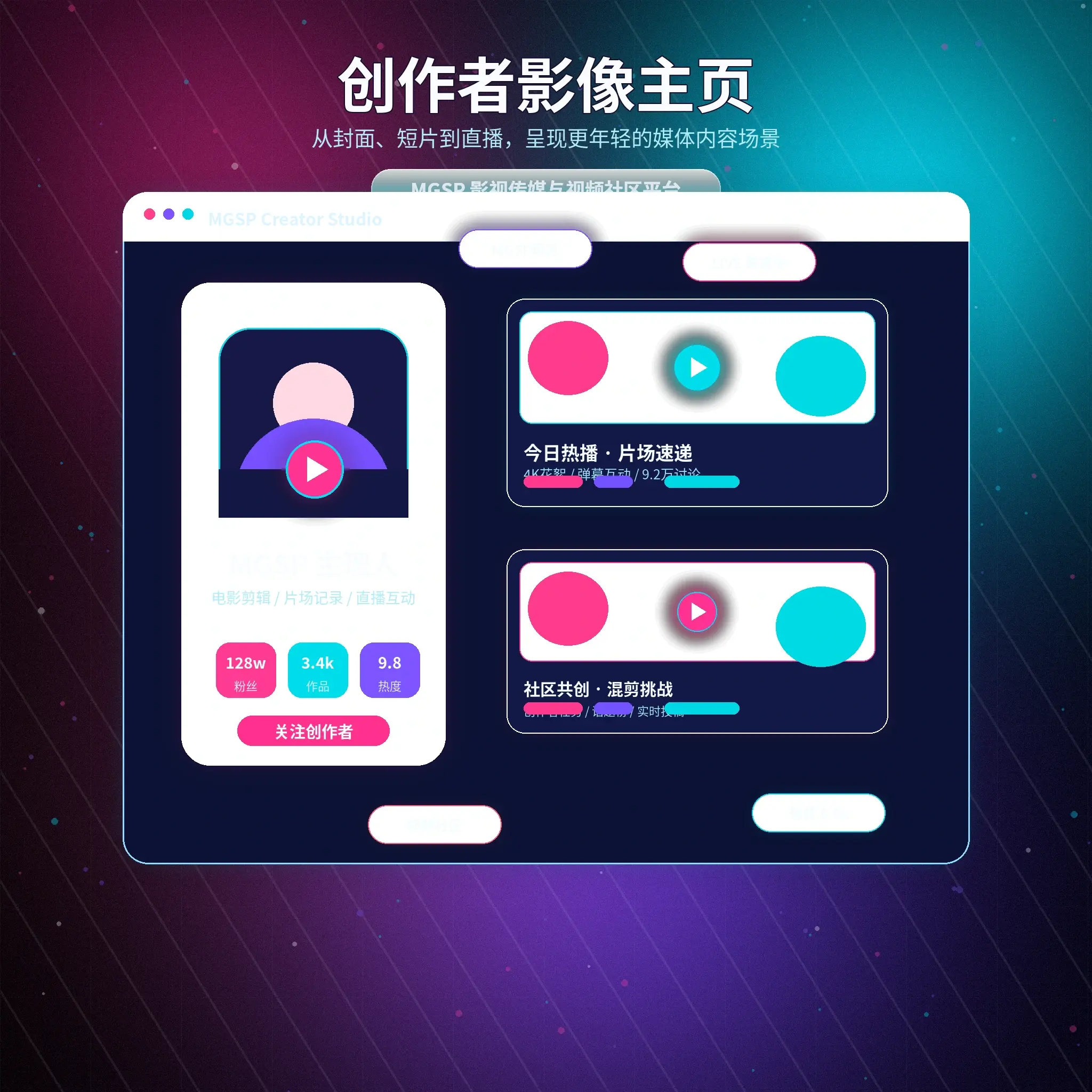 蘑菇视频兴趣动态